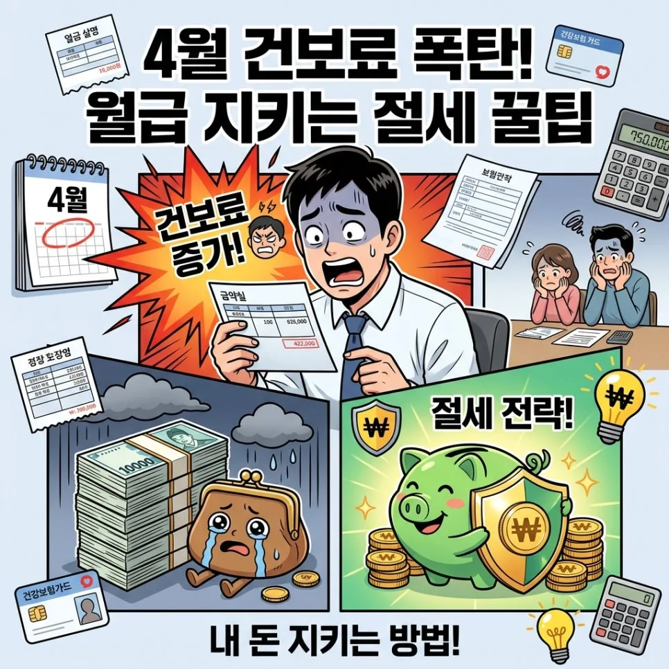 4월 건보료 폭탄 피하는 법 2026: 월급 지키는 절세 전략