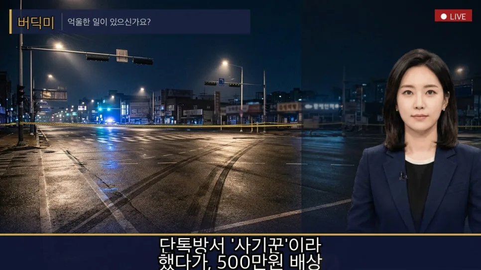 사실 적시 명예훼손, '사기꾼' 표현으로 500만원 배상 판결 2026