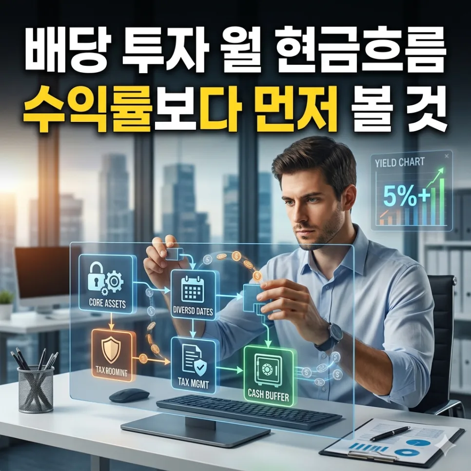 2026년 배당 포트폴리오 설계: 월 현금 흐름 만드는 법