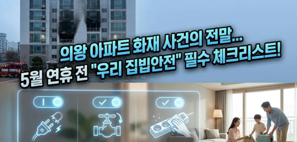 2026년 빈집 화재 예방: 연휴 안전 점검법 총정리