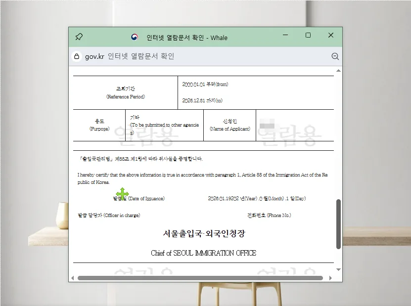 출입국사실증명서 인터넷 발급 완벽 가이드 (2026년 최신)