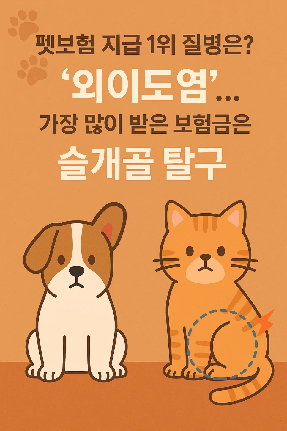 2026년 펫보험 지급 1위 질병은? 외이도염, 슬개골 탈구 보험금 분석
