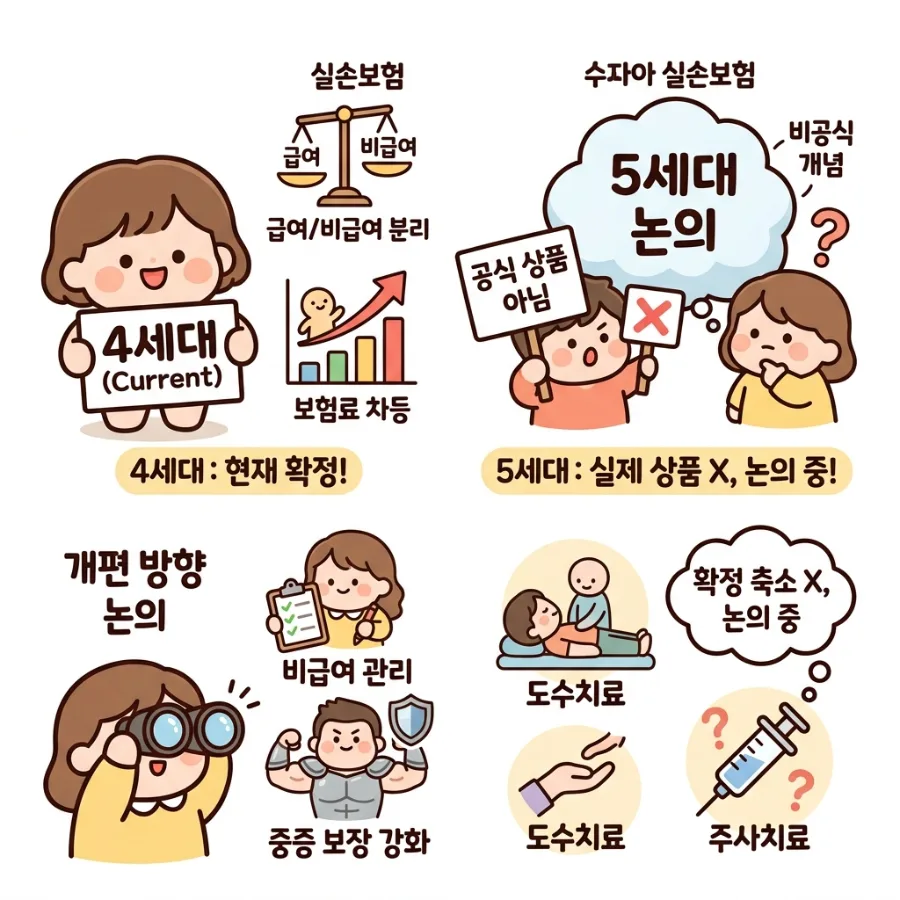 5세대 실손보험, 정말 존재할까? 2026년 개편 논의 총정리