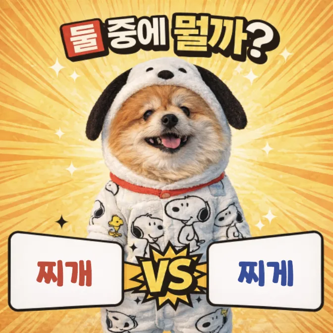 찌개 vs 찌게, 2026년 올바른 표기법 완벽 정리