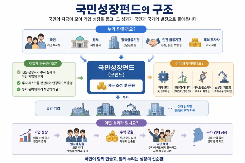 국민성장펀드 2026년 가입 방법 및 세제 혜택 총정리 2