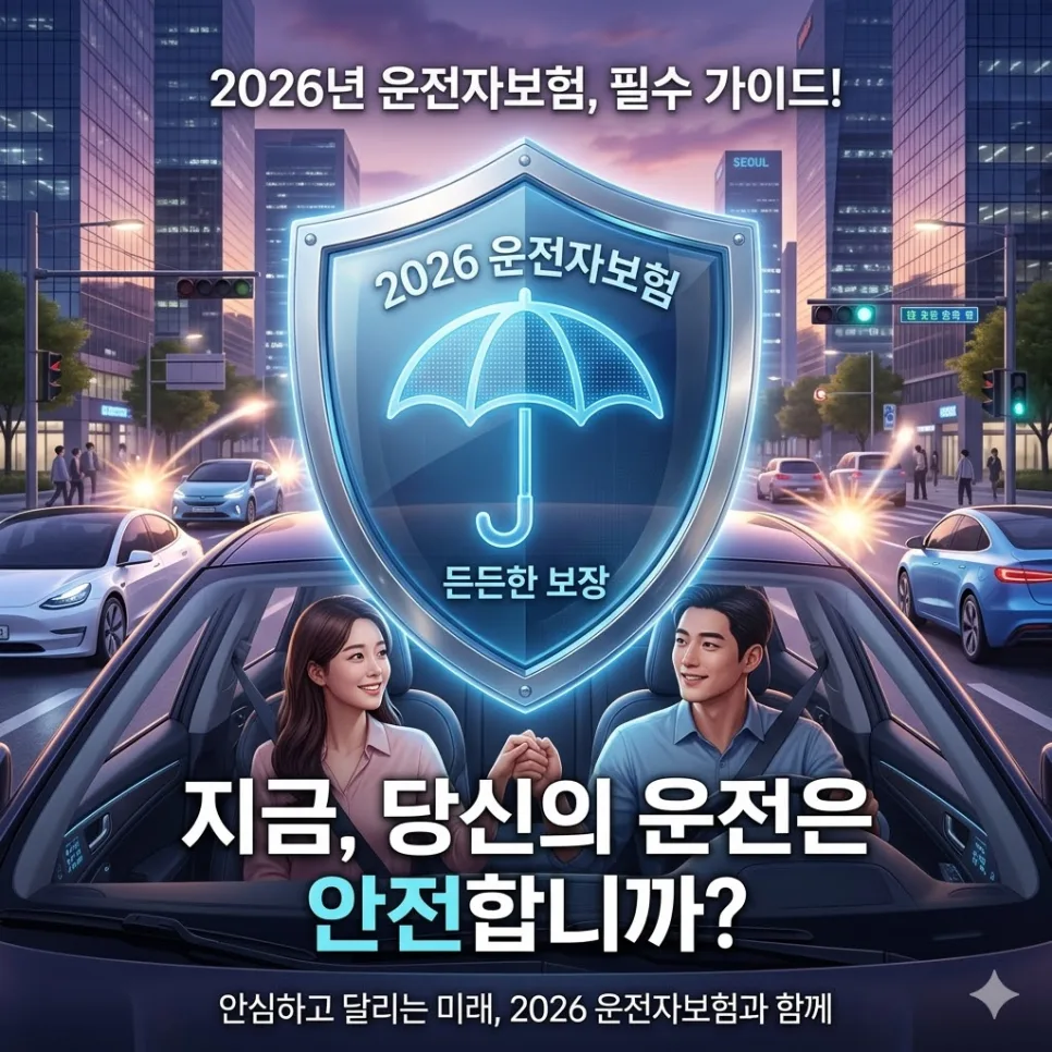 2026년 운전자보험 핵심 특약 점검: 벌금·합의금 대비 필수 가이드