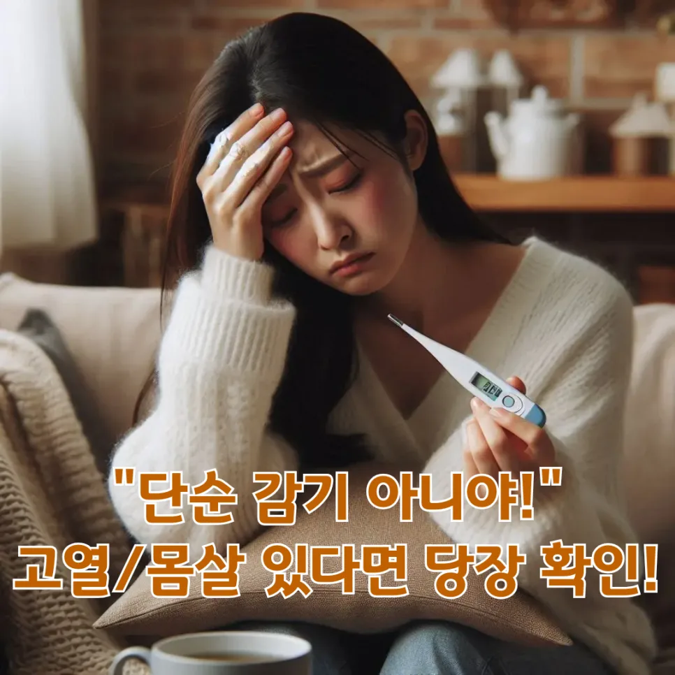 독감 증상 2026: 골든타임 놓치면 위험한 신호 5가지