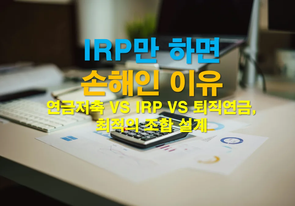 연금저축·IRP·퇴직연금 2026년 완벽 비교: 당신에게 맞는 연금은?