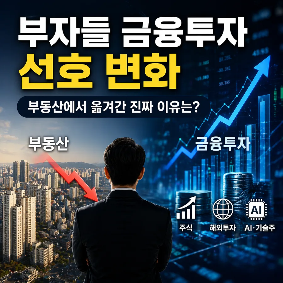 2026년 부자들의 금융투자 선호 변화: 부동산 대신 선택한 이유는?