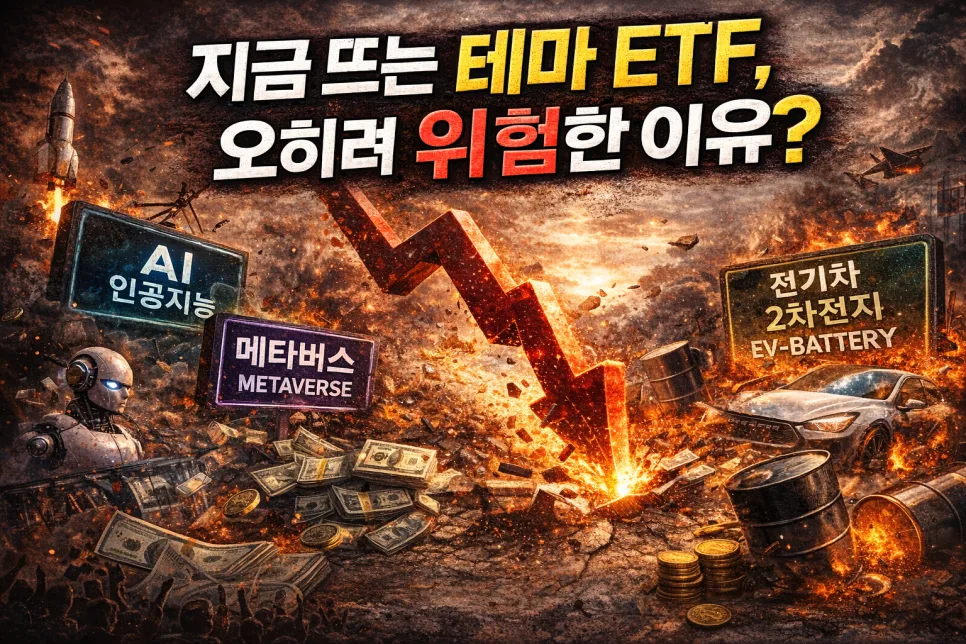 2026년 테마 ETF 투자, 왜 위험할까? 전문가 분석