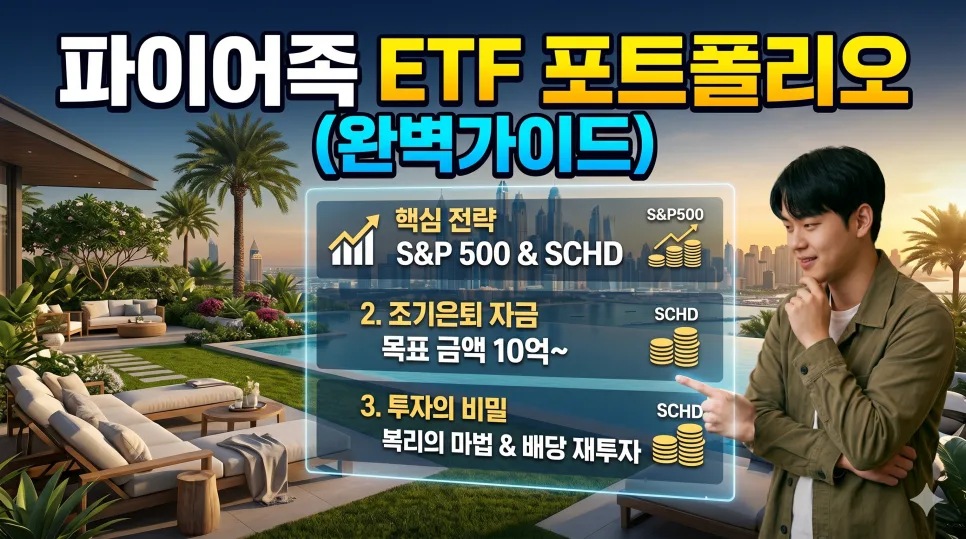파이어족 ETF 포트폴리오 2026: S&P500·SCHD로 은퇴 준비