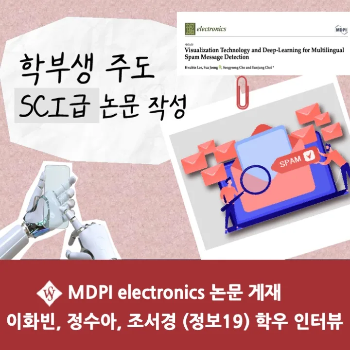 MDPI Electronics 논문 게재 2026: 학부생 주도 스팸 탐지 연구