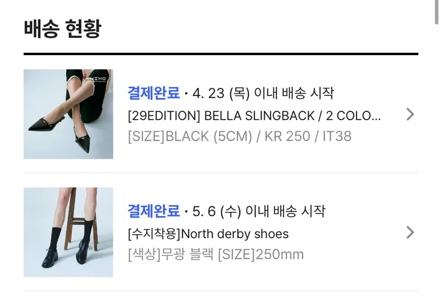 2026년 여름 패션: 29cm 구두 2켤레 구매 후기 및 팁