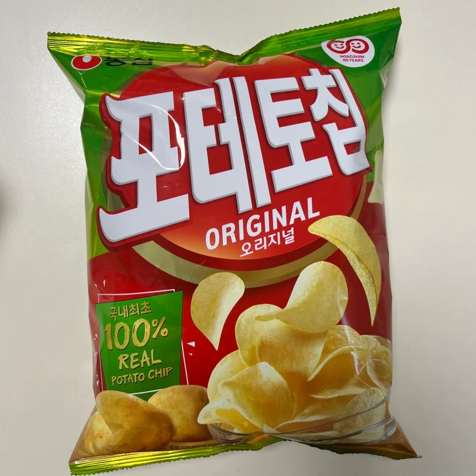 농심 포테토칩 오리지널 2026: 포카칩과 비교, 칼로리 및 영양정보 총정리