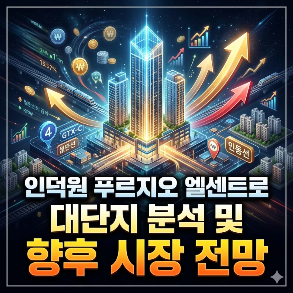 인덕원 푸르지오 엘센트로, 2026년 시세 전망과 입지 분석 총정리
