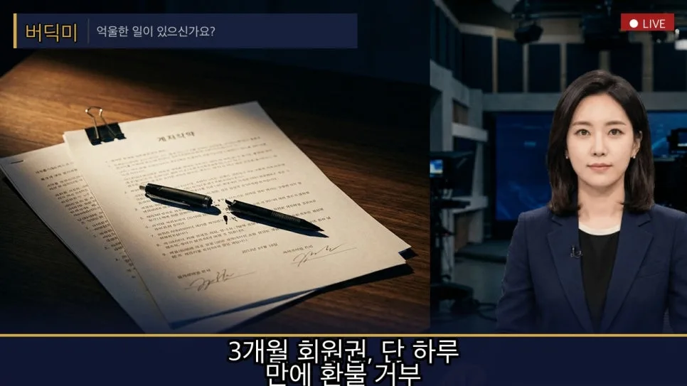 헬스장 환불 거부 90만원, 단 하루 이용 후에도 가능할까? 2026