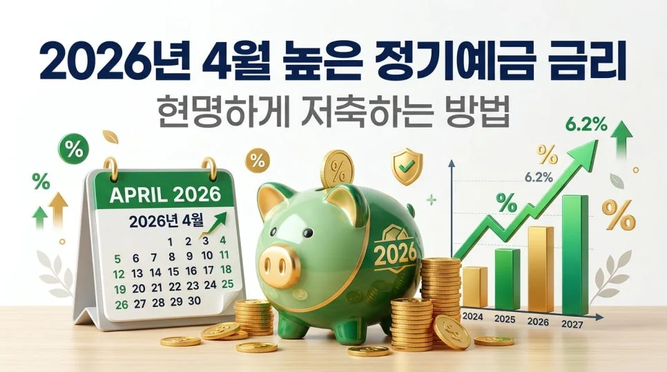 2026년 4월, 고금리 정기예금 찾는 법 A to Z