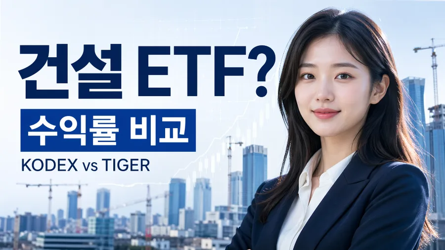 2026년 건설 ETF 수익률 비교: KODEX vs TIGER, 무엇을 선택해야 할까?