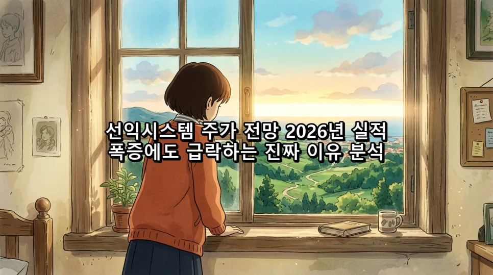 선익시스템 주가 2026년 전망: 실적 폭증에도 급락하는 이유는? (종합 분석)