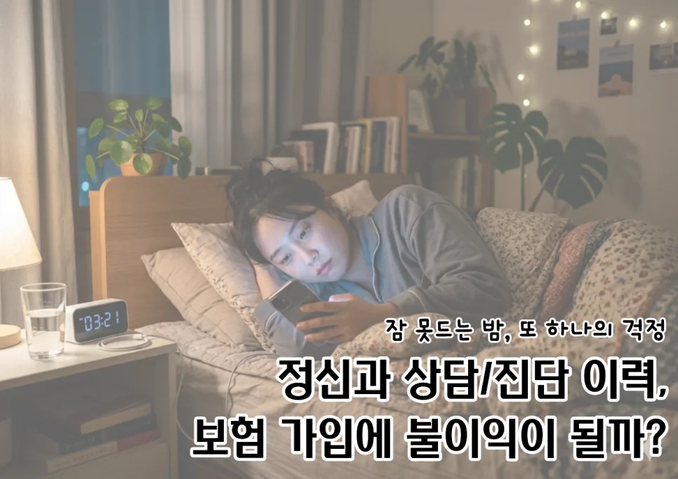 정신과 진료 기록, 보험 가입에 영향 줄까? 2026년 총정리