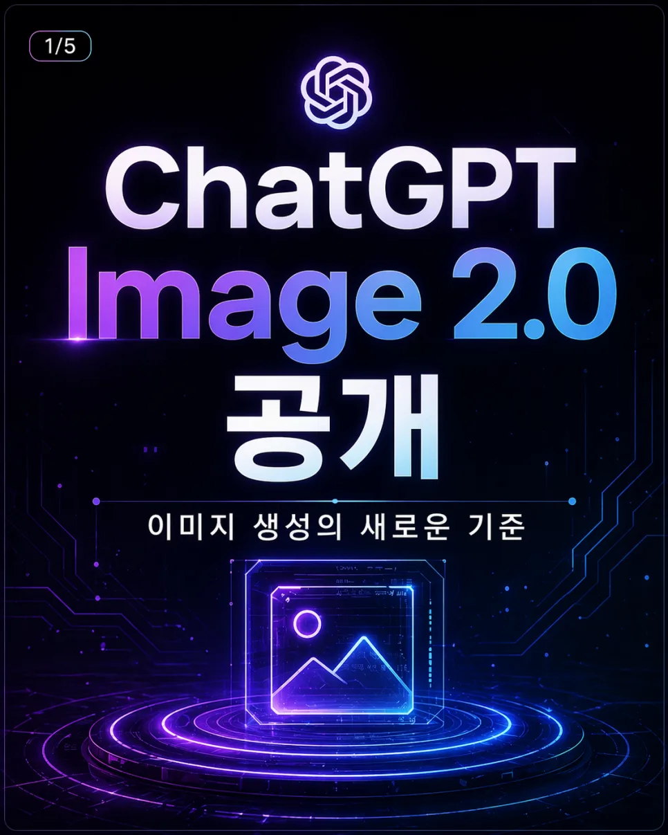 챗GPT 이미지 2.0 활용법: AI 이미지 제작 2026년 완벽 가이드