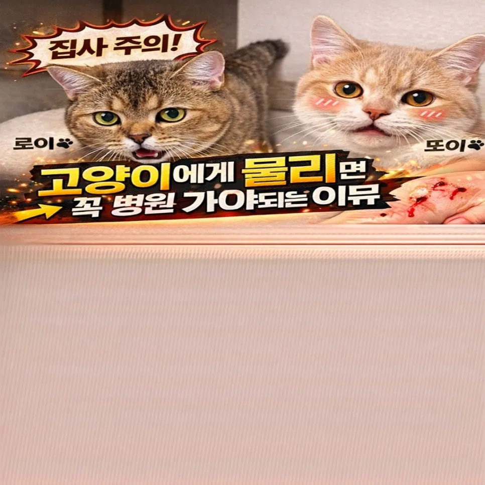 고양이 물림 응급처치와 병원 방문 시기 2026년 총정리