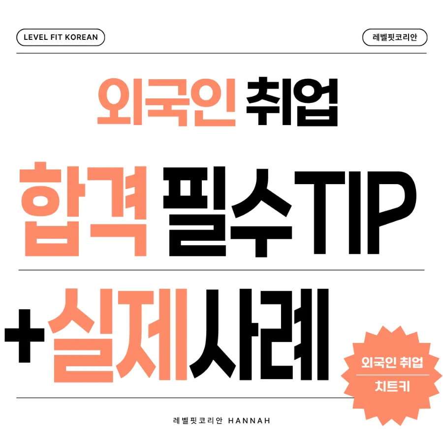 외국인 한국 취업 성공 전략 2026: 비자, 경력, 한국어 필수 TIP