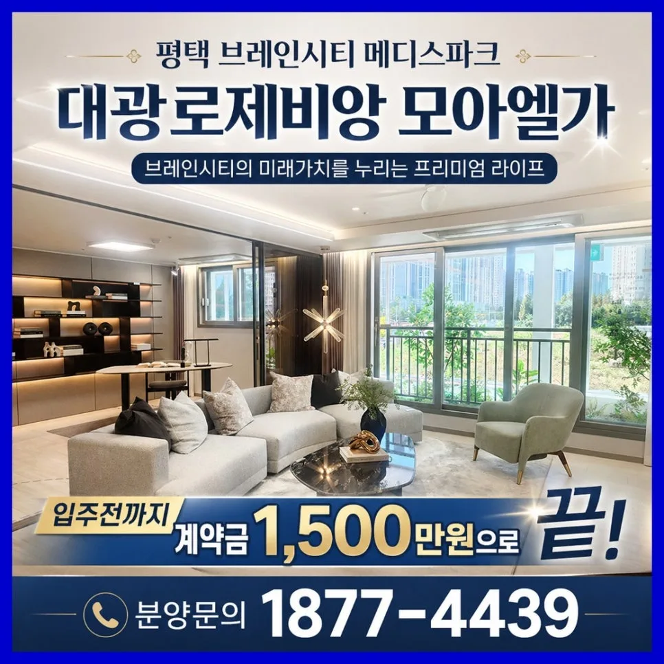 평택 브레인시티 아파트 2026년 분양가, 장점 총정리 2