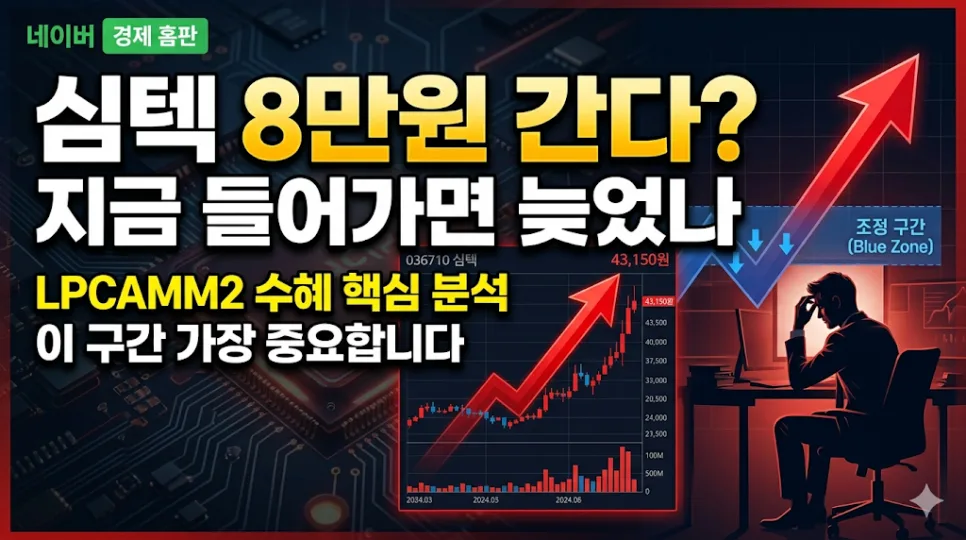 심텍 주가 8만원, 실적 개선 기대감과 리스크 분석 2026