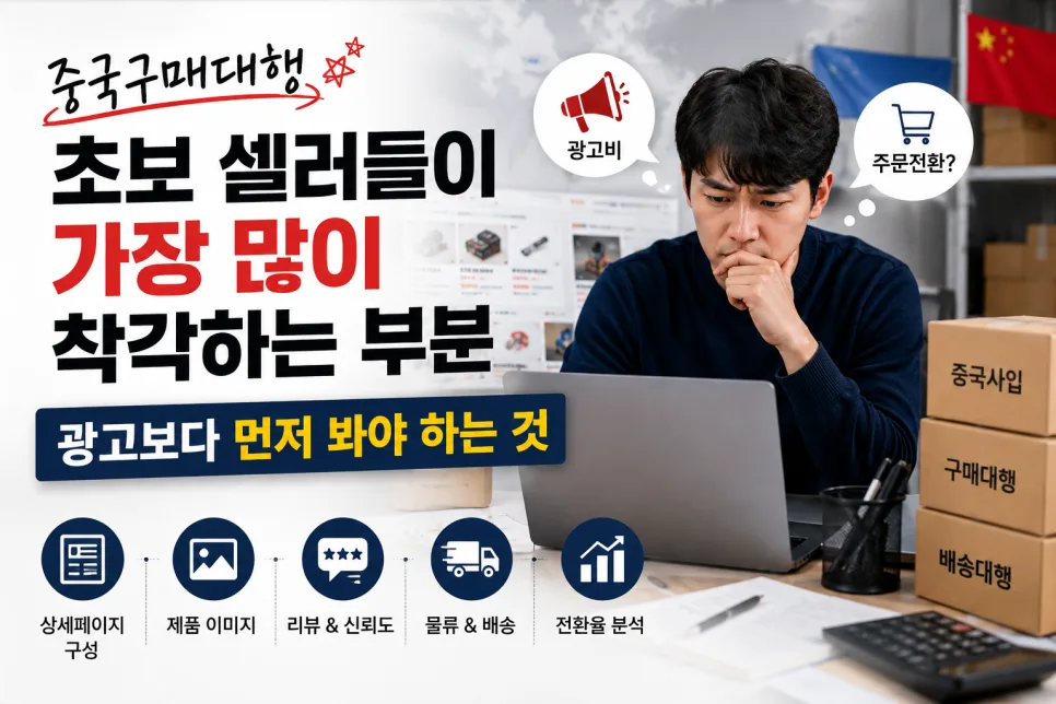 중국구매대행 상세페이지, 왜 클릭만 많고 주문은 없을까? (2026)