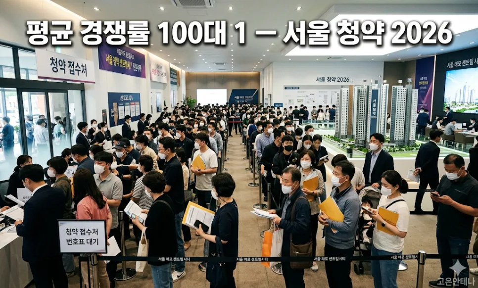 서울 청약 10만 명 몰린 이유와 당첨 비결 2026 2