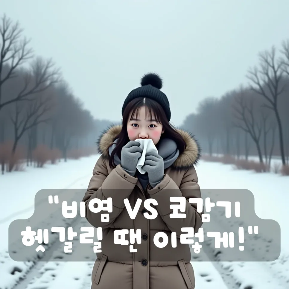 비염 vs 코감기 2026년 증상 구분법 및 관리법 총정리
