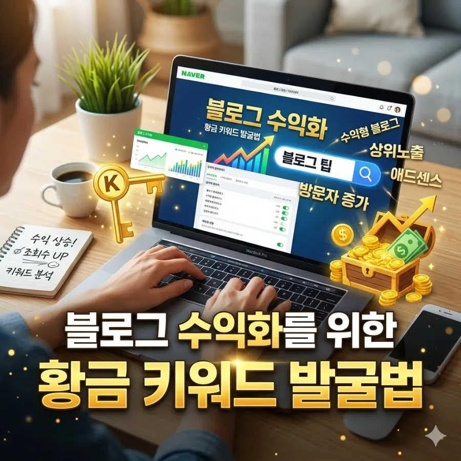 2026년 블로그 황금 키워드 찾는 법: 무료 도구 5가지 활용법