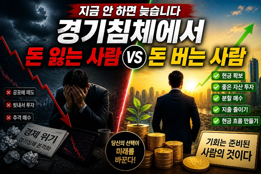 2026년 경기침체, 돈 버는 사람들의 5가지 비결 공개
