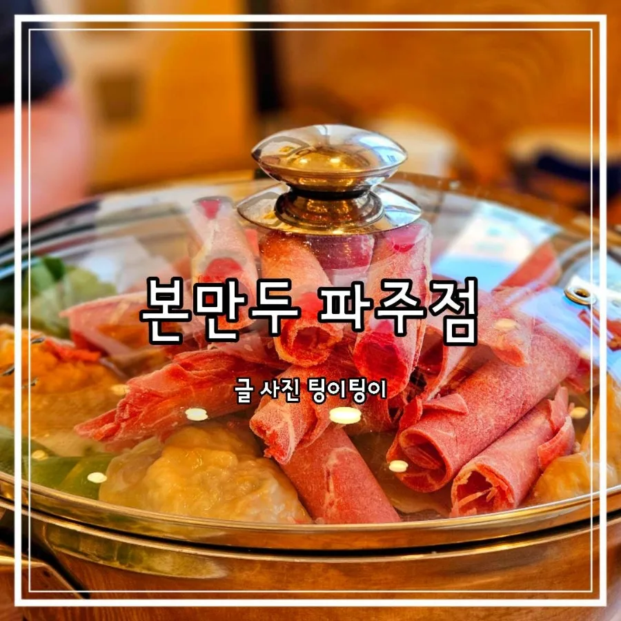 금촌 만두 맛집 2026: 본만두 파주점 손만두 전골 비교 분석
