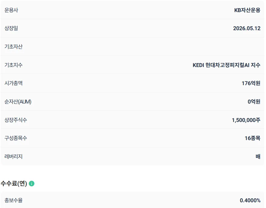 현대차그룹 피지컬 AI ETF 2026: 자율주행·로봇·공장자동화 핵심 분석 2