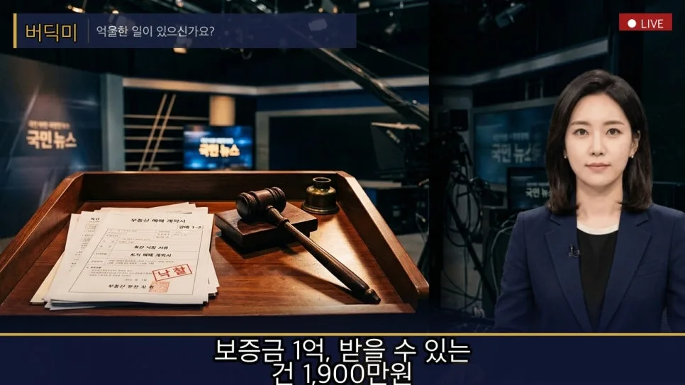 보증금 1억 중 1,900만 원만 돌려받은 사연 2026