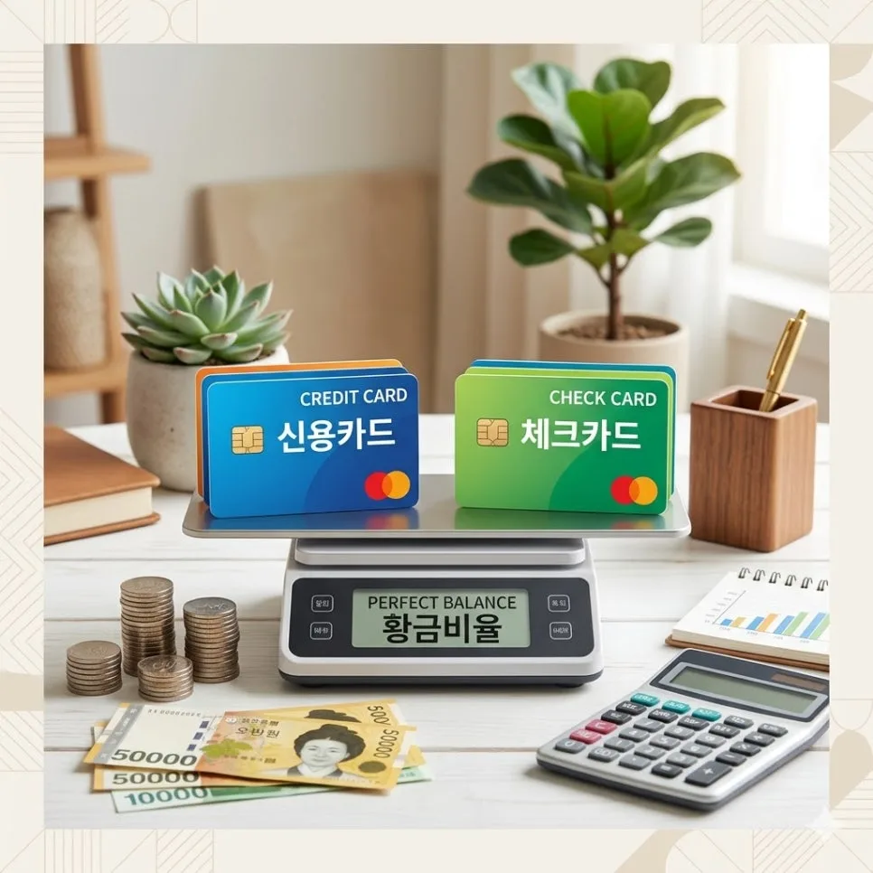 체크카드 신용카드 황금 비율 2026: 연말정산 공제 극대화 전략