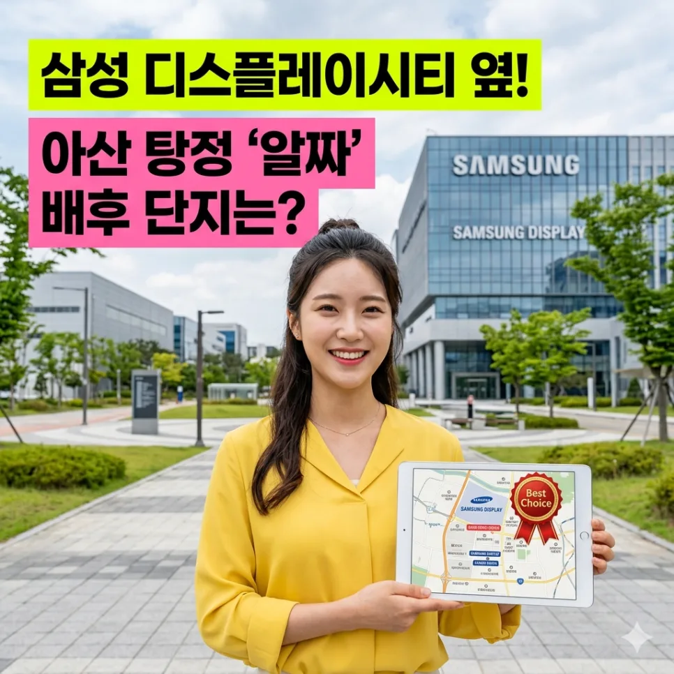 아산 탕정 13조 투자, 2026년 삼성 배후 단지 핵심 분석
