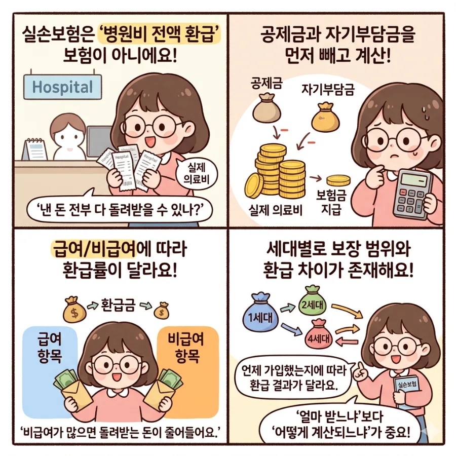 실손보험 환급금, 세대별 얼마까지 받을까? 2026년 기준 총정리