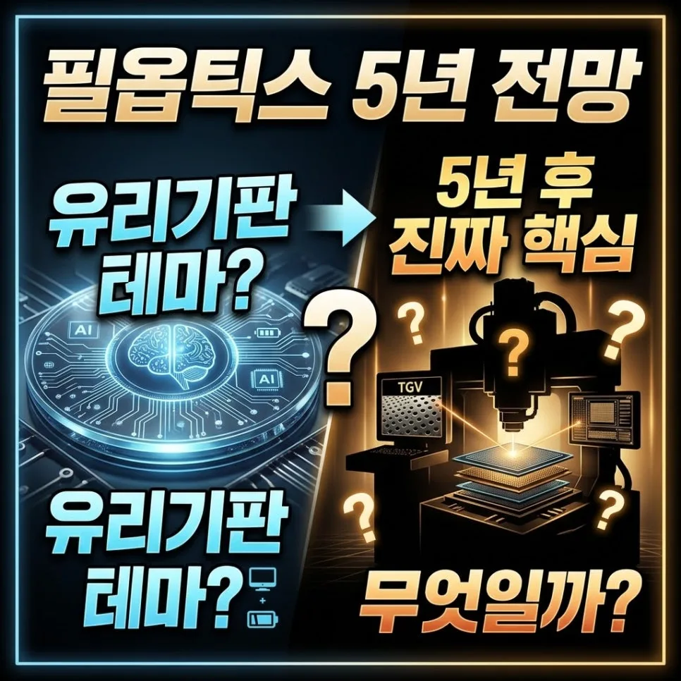 필옵틱스 5년 후 전망: 유리기판 핵심 장비주 재평가 2026