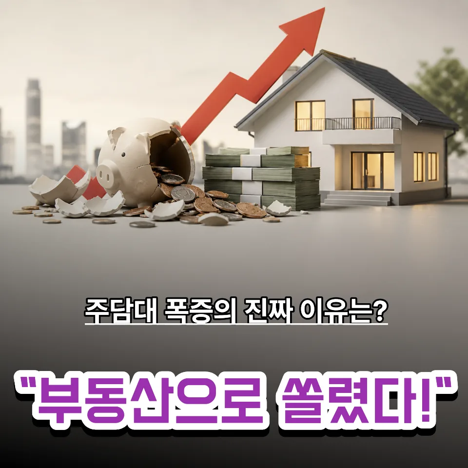 주담대 1.9조 폭증, 2026년 예금 깨고 집 사는 이유 분석