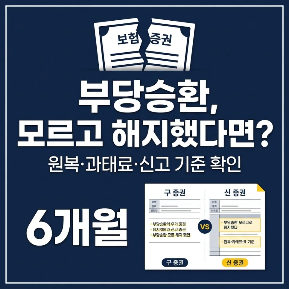 부당승환 계약이란? 2026년 해지 시 원복·과태료·신고 총정리