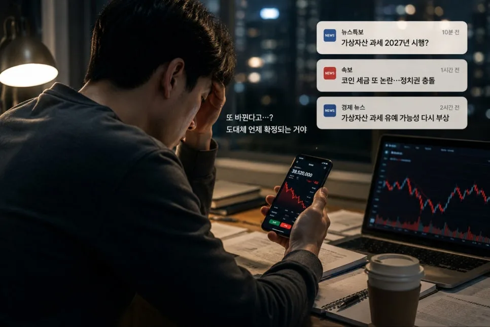 가상자산 과세 2027년 시행? 투자자 불안 해소 방안 2026 2
