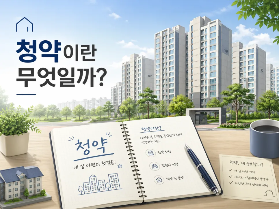 2026년 청약 완벽 정복: 초보자를 위한 신청 방법 총정리
