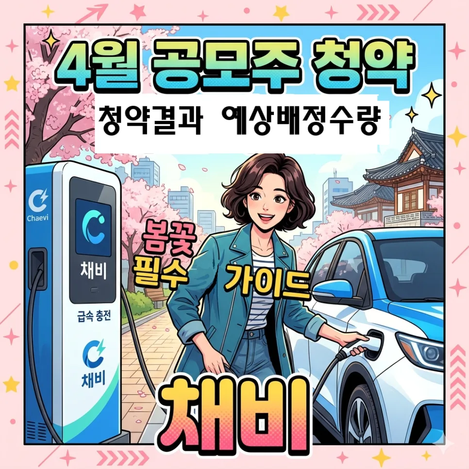 채비 공모주 최종 경쟁률 및 배정 분석 2026