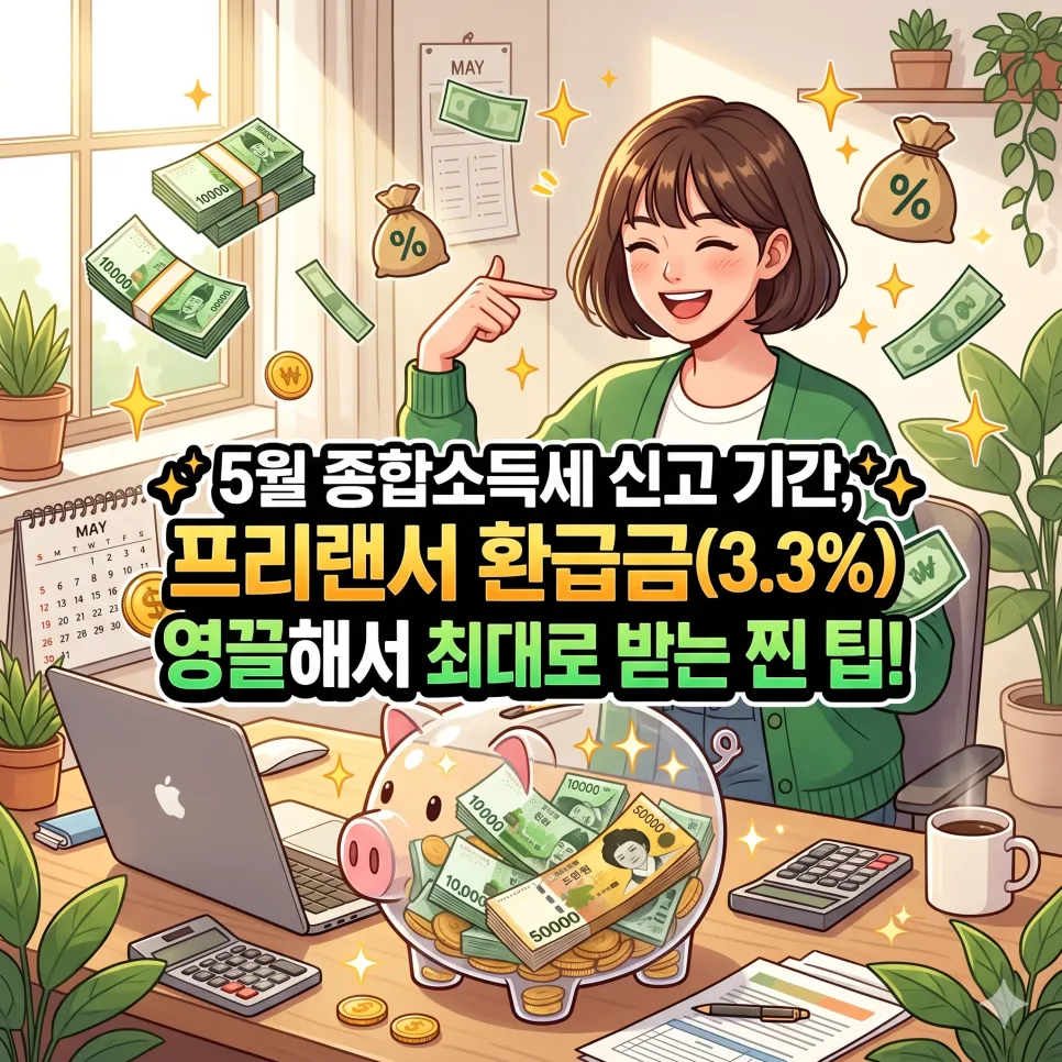 2026년 종합소득세 신고, 환급액 늘리는 꿀팁 총정리