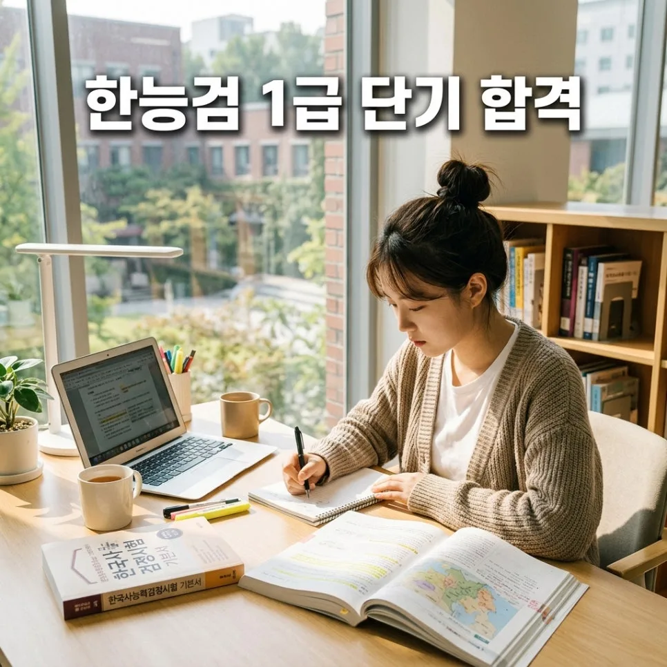 2026년 한국사능력검정 1급 단기 합격 로드맵: 일정부터 공부법까지