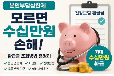 본인부담상한제 환급금 2026년 총정리: 놓치면 손해! 2