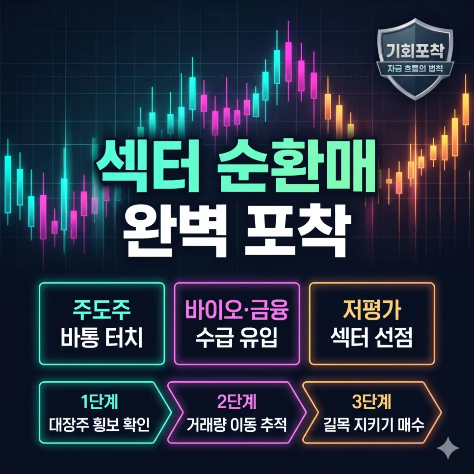 2026년 주도주 찾는 법: 섹터 순환매, 반도체 다음은 어디? (실전 가이드)